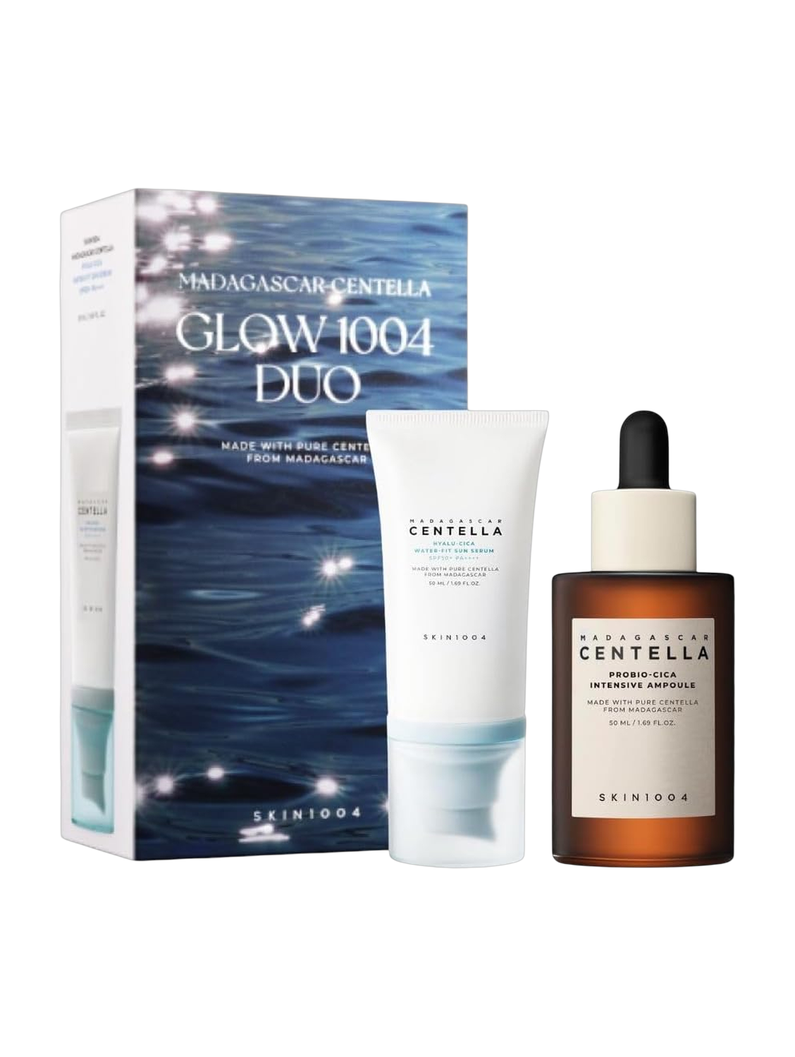 SKIN1004 Madagascar Centella Glow 1004 Amp Cica +Sun Serum