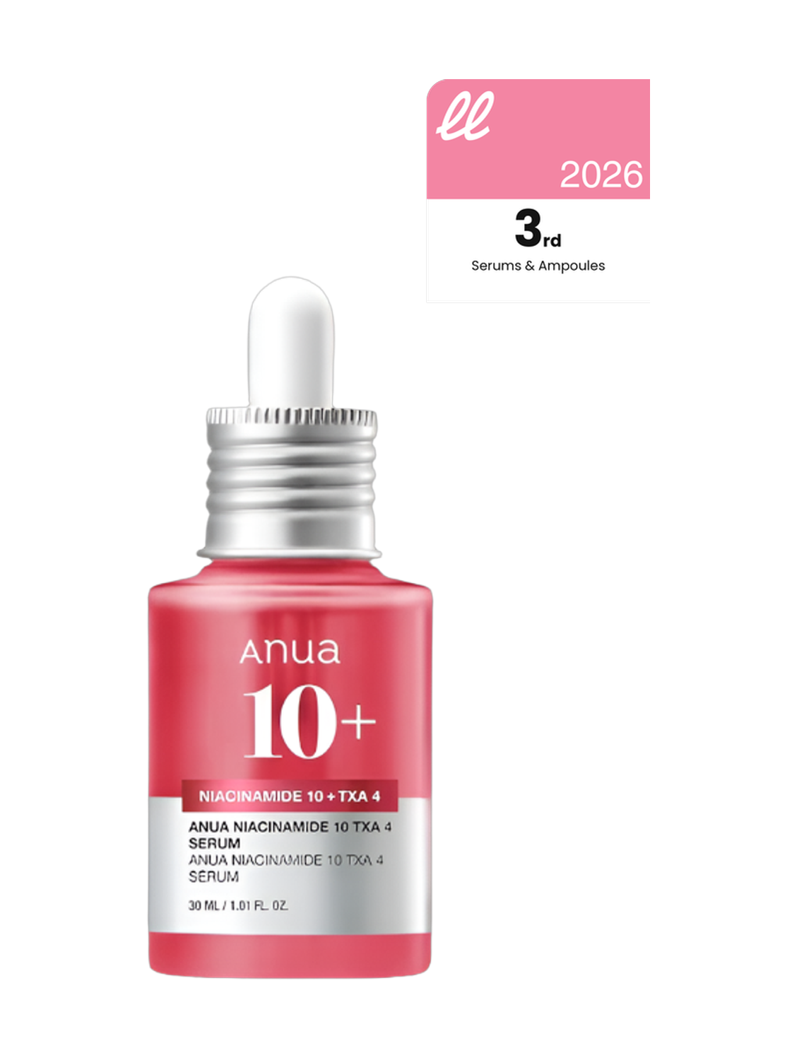 Anua Niacinamide 10% + Txa 4% Serum 30Ml