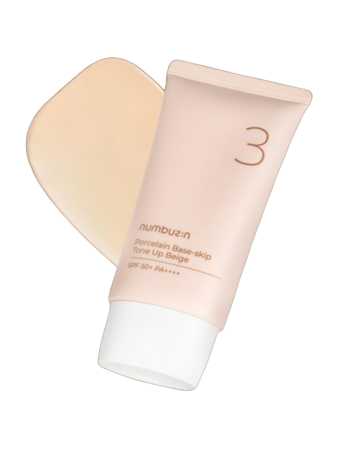Numbuzin Porcelain Base-Skip Tone Up Beige SPF50+ PA+++
