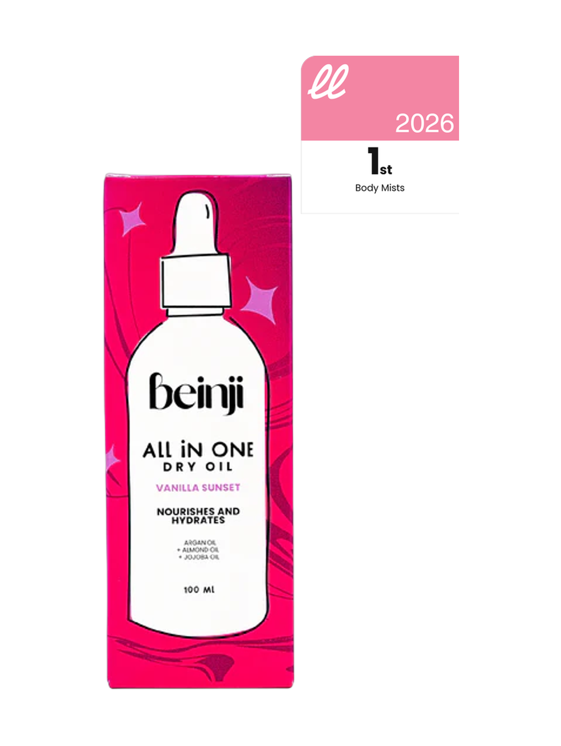 Beinji All-In-One Vanilla Sunset Dry Oil 100Ml
