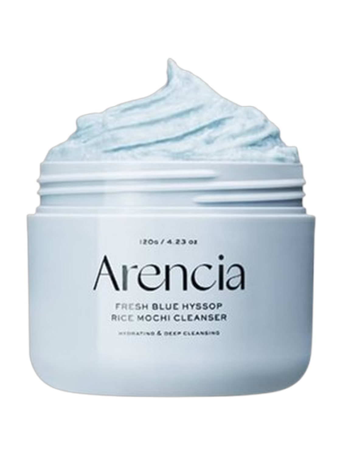 Arencia Fresh Blue Hyssop Rice Mochi Cleanser 120g