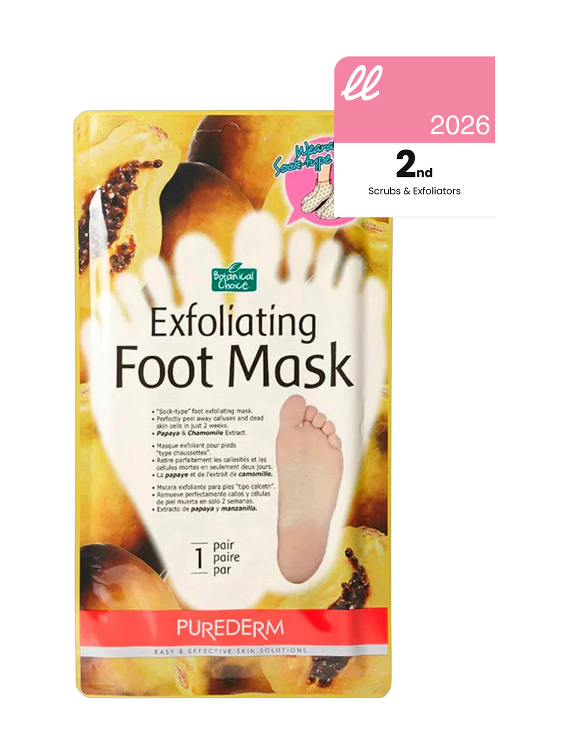 Purederm Exfoliating Foot Mask