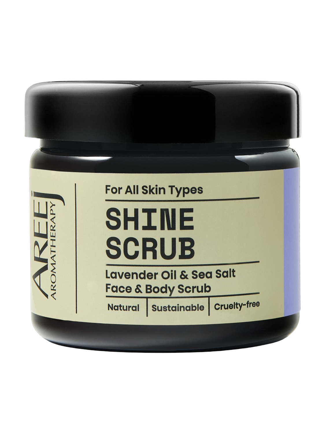 Areej Aromatherapy Shine Lavander Oil & Sea Salt Foot&Body Scrub 200g