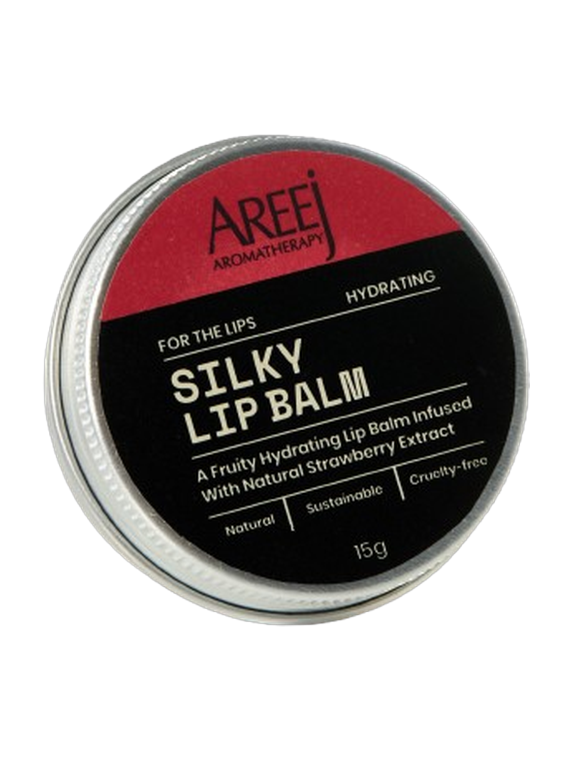 Areej Aromatherapy Strawberry Silky Lip Balm 15g