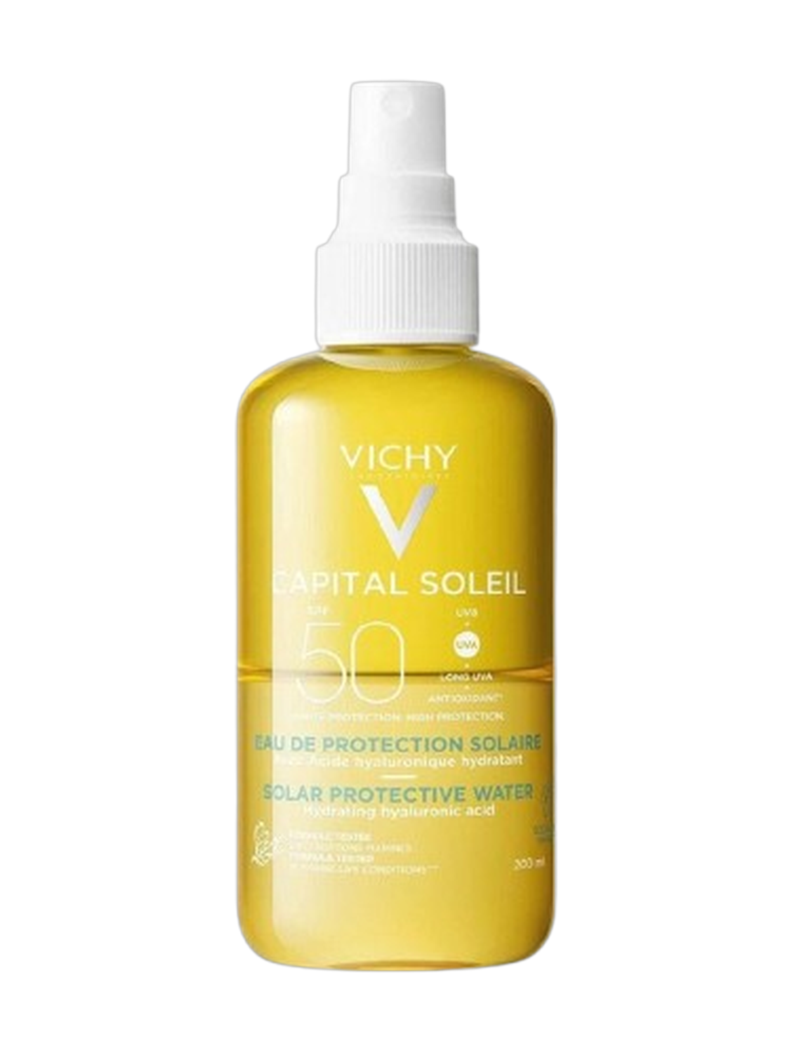Vichy Capital Soleil SPF50 Hydrating Hyaluronic Acid Sun Protective Water Spary 200Ml