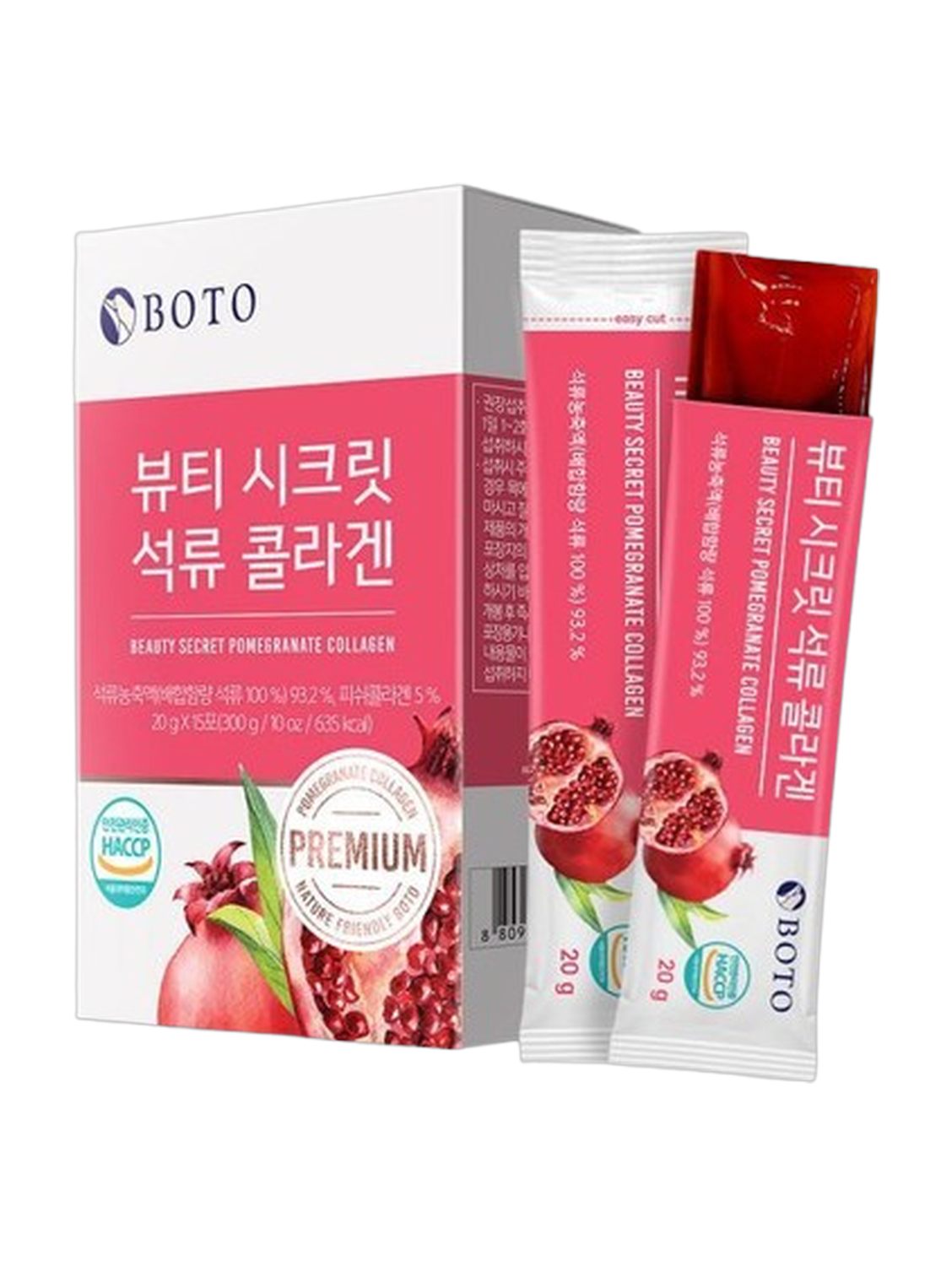 Boto Beauty Secret Pomegranate Collagen 20Gm x 15 Sticks