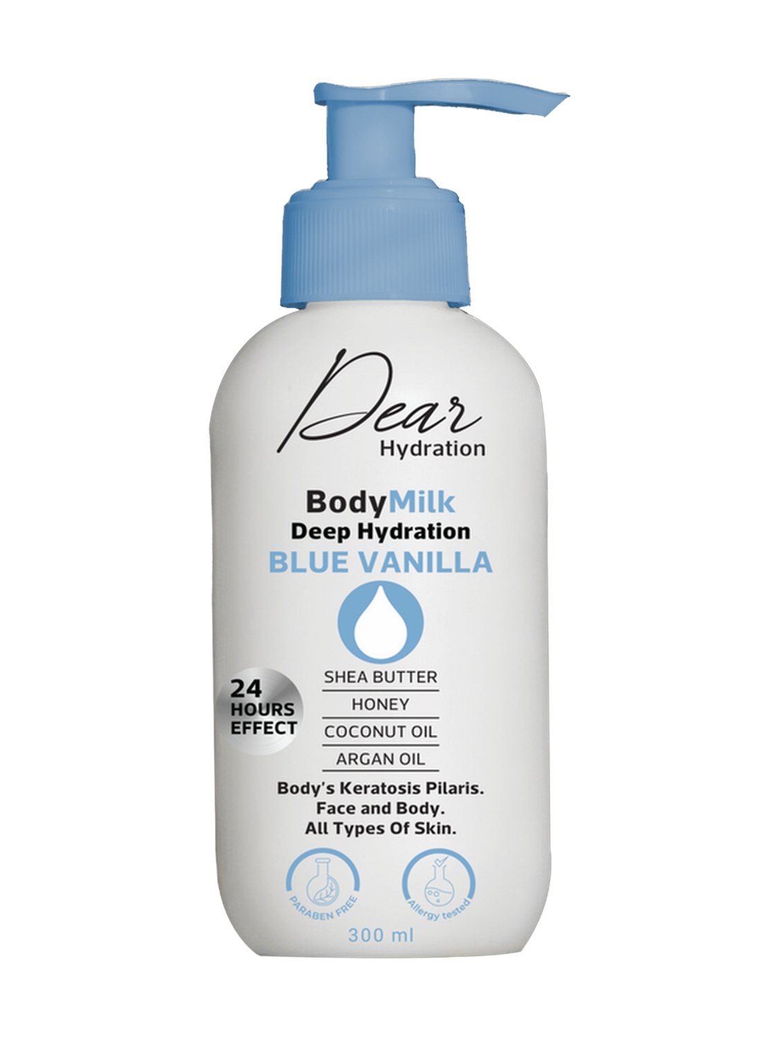 Dear Hydration Body Milk Blue Vanilla 300Ml