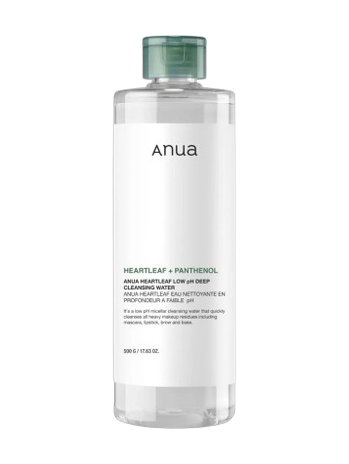 Anua Heartleaf+Panthenol Low PH Deep Cleaning Water 500g