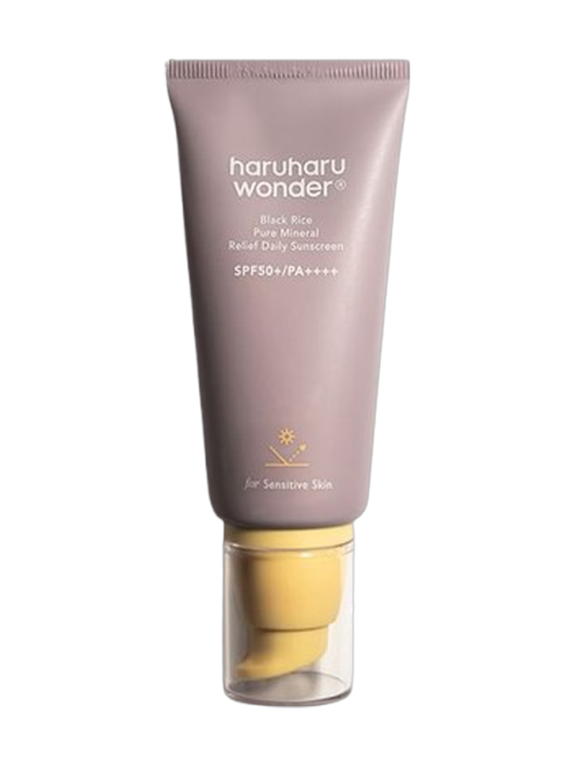 Haruharu Wonder Black Rice Pure Mineral Relief Daily SunScreen SPF50+PA++++ Unscented 50Ml