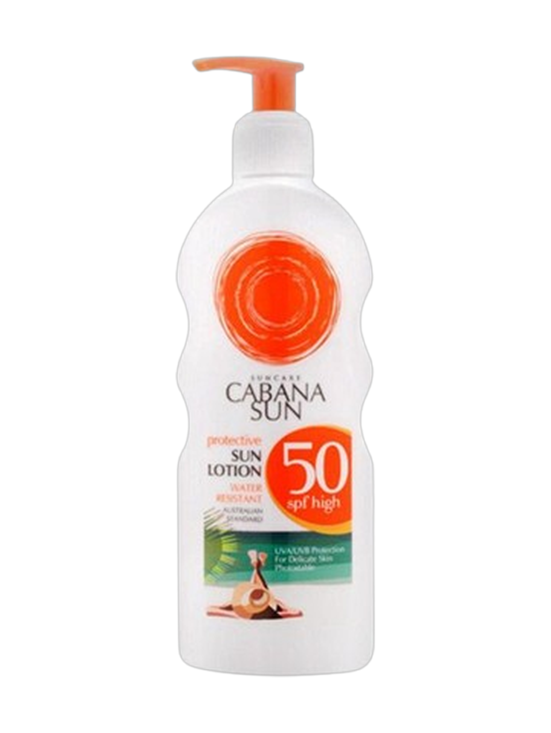 Cabana Sun SPF50 High Protective Sun Lotion Water Resistant 150Ml