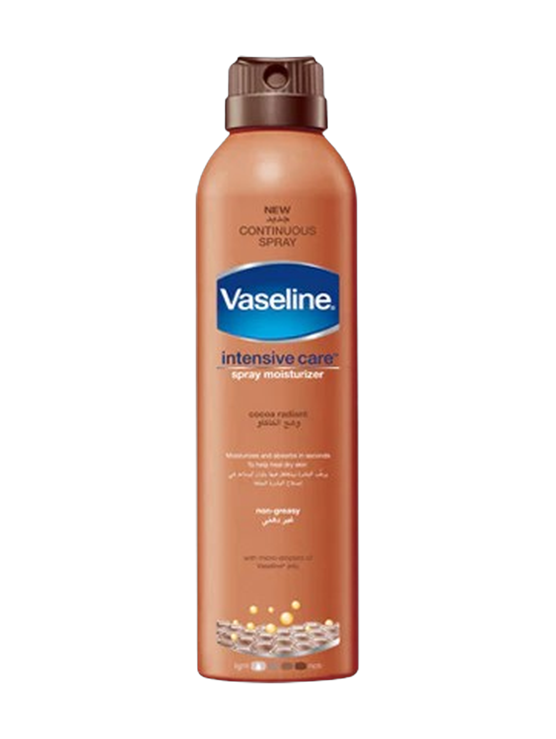 Vaseline Intensive Care Moisturizer Cocoa Radiant Spray 190Ml