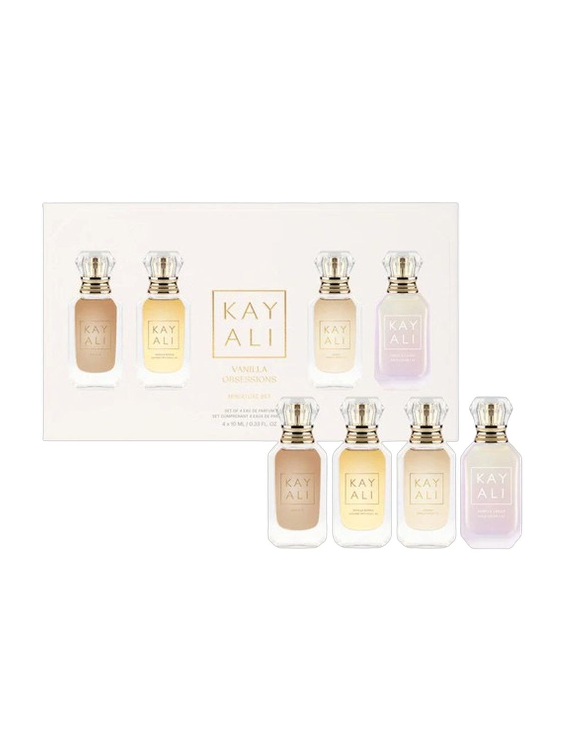 Kayali Vacay In A Bottle Miniature Set 4*10Ml