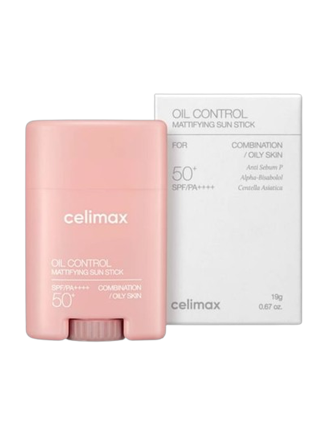 Celimax Oil Control Mattifying Sun Stick 50+ SPF/PA 19g