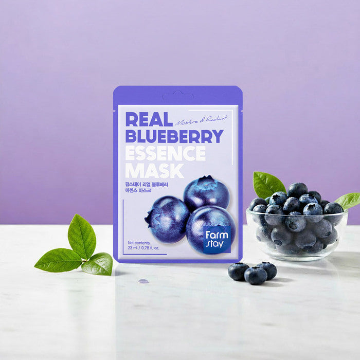 Farmstay Real Blueberry Essence Mask 23Ml