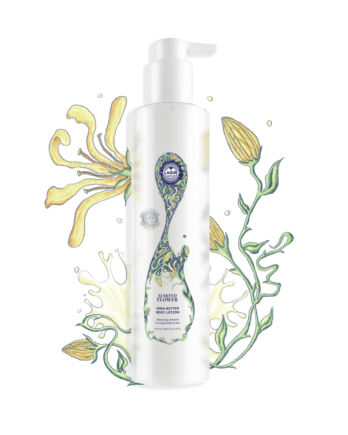 Laqué Verdure Almond Flower Shea Butter Body Lotion Blooming Almond & Vanilla Milk 300Ml