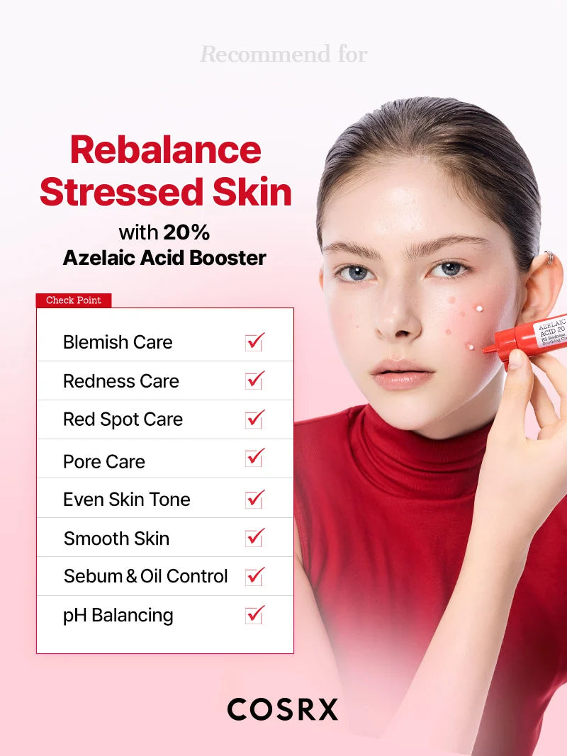 Cosrx Azelaic Acid 20 B5 Redness Soothing Cream 30Ml