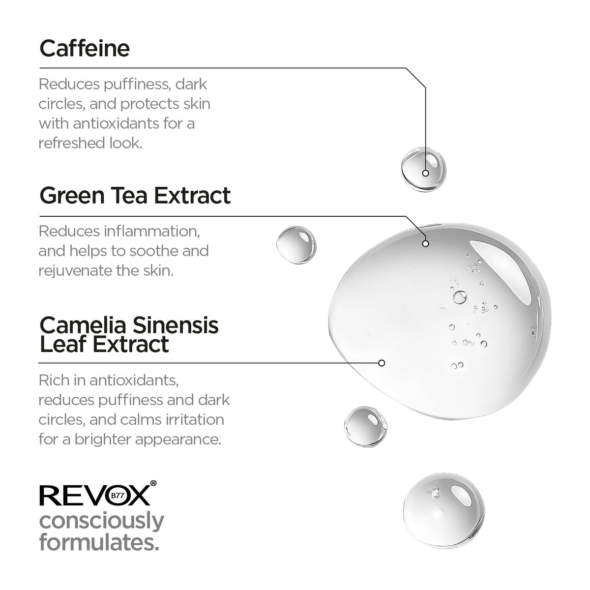 Revox B77 Just Caffeine 5% Eye Contour Serum 30Ml