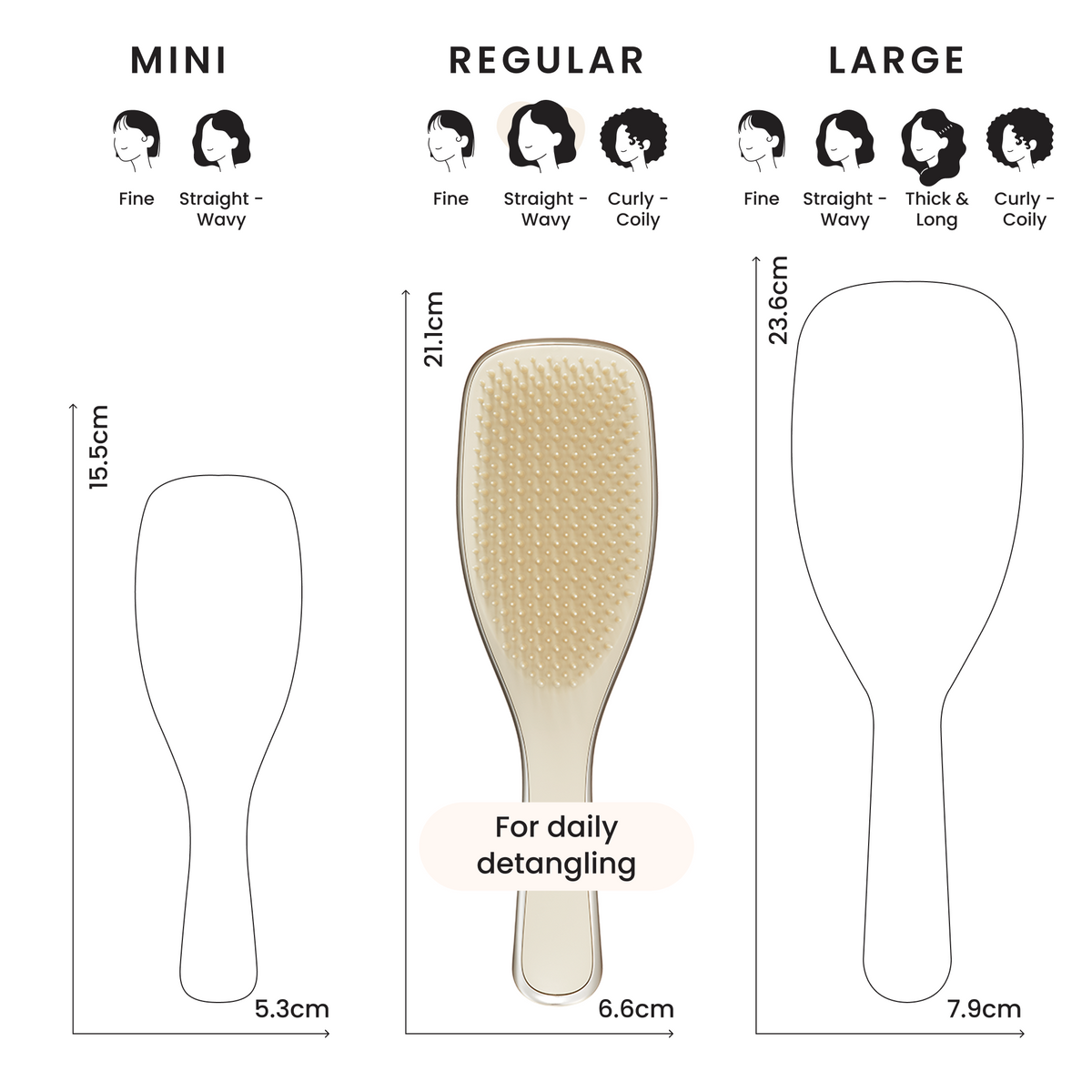Tangle Teezer The Ultimate Detangler Chrome - Champagne Gold