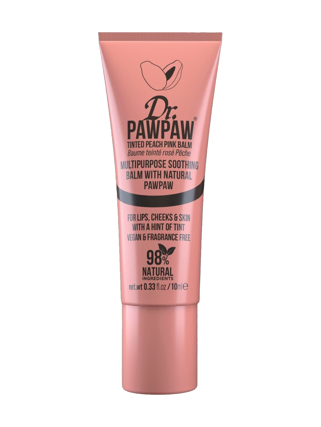 Dr.PAWPAW Tinted Peach Pink Lip Balm 10Ml
