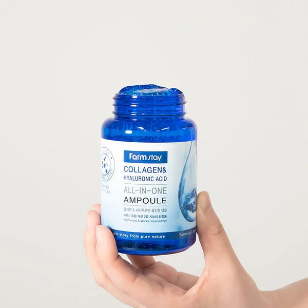 Farmstay Collagen & Hyaluronic Acid All-in-One Ampoule 250Ml