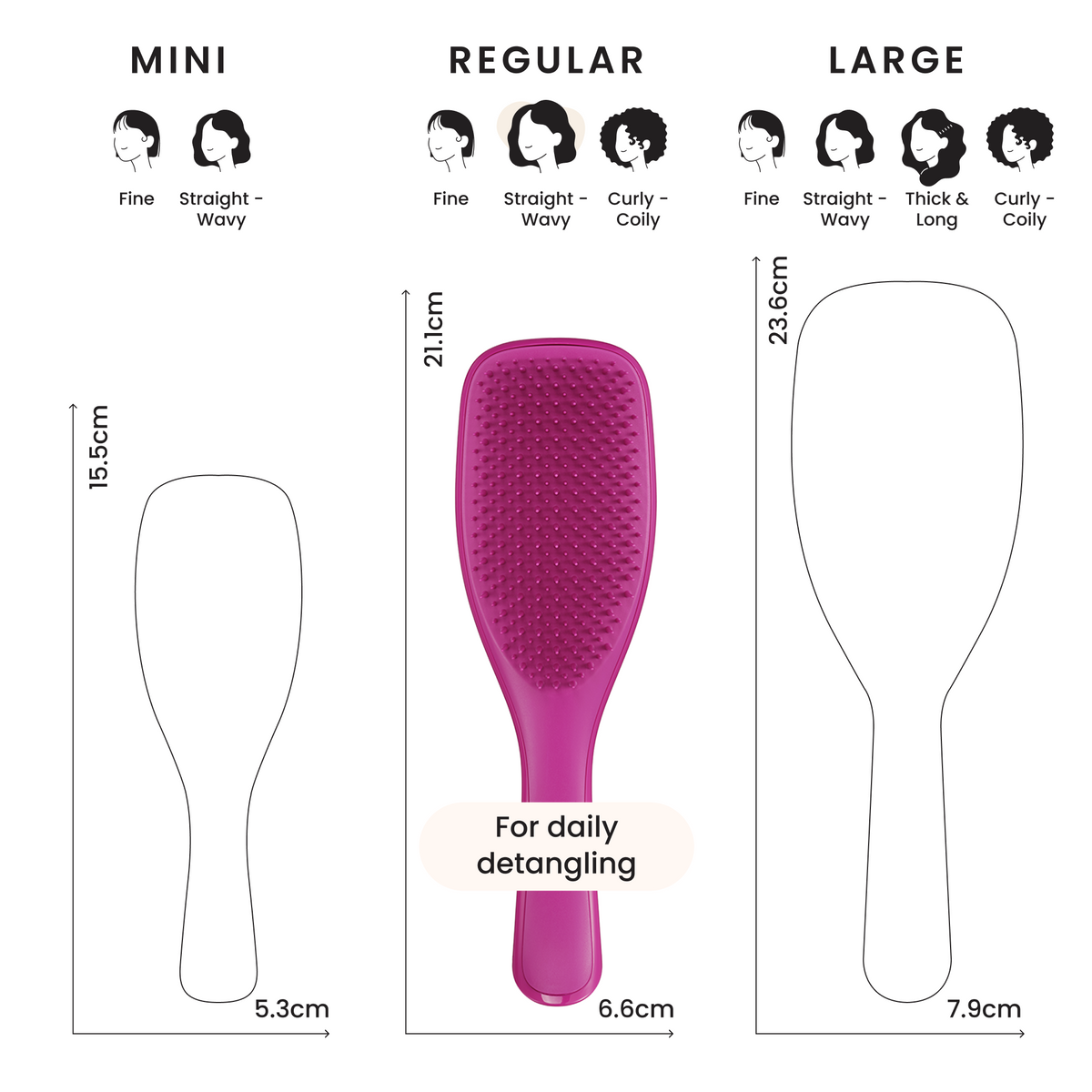 Tangle Teezer The Ultimate Detangler - Electric Raspberry