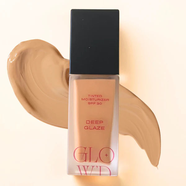 Glow’d كريم ترطيب ملون SPF30 - ديب جليز (داكن) 30 مل