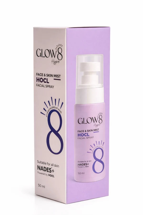 Glow8 Face & Skin Mist HOCL Facial Spray 50Ml
