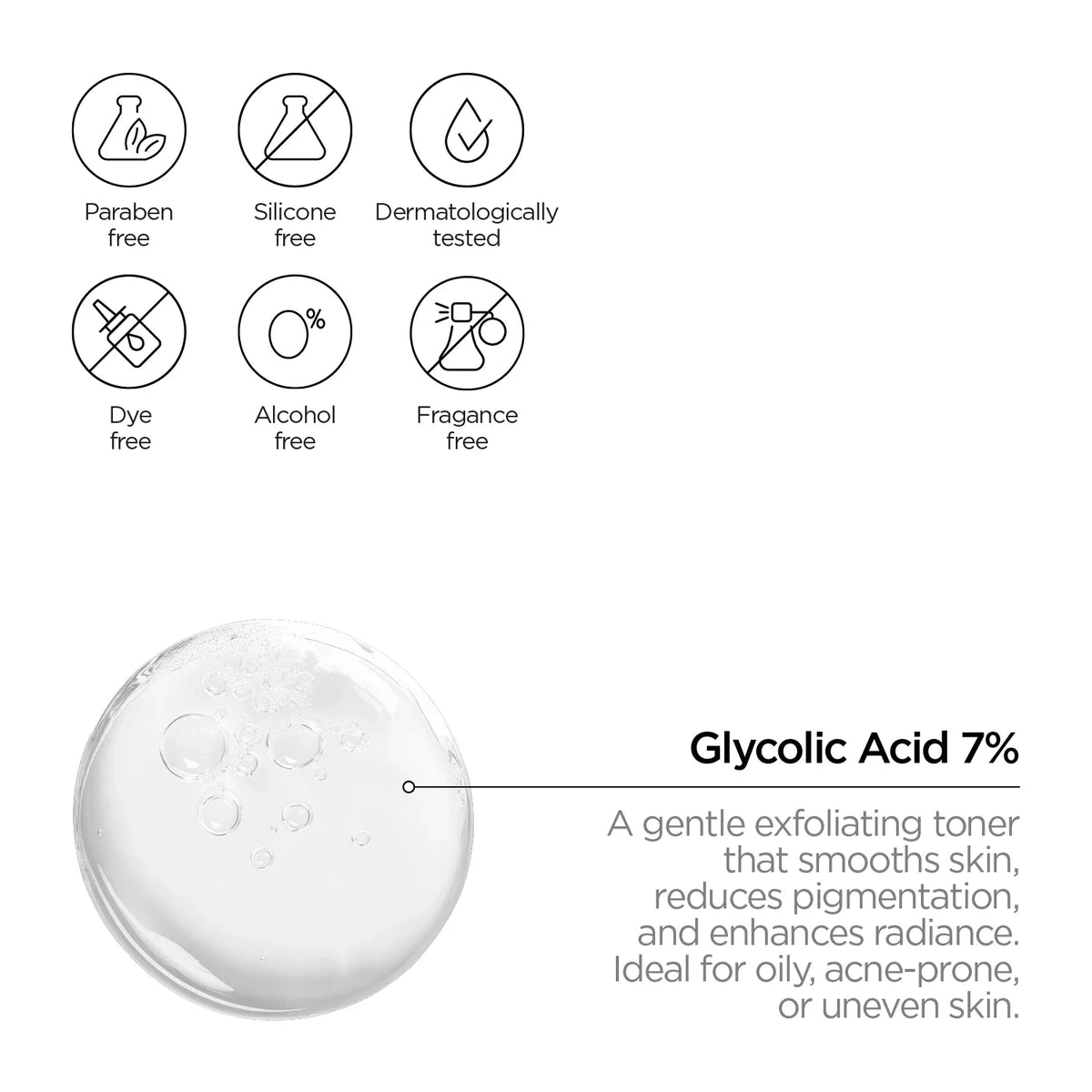 Revox B77 Just Glycolic Acid 7% Exfoliating Toner 250Ml