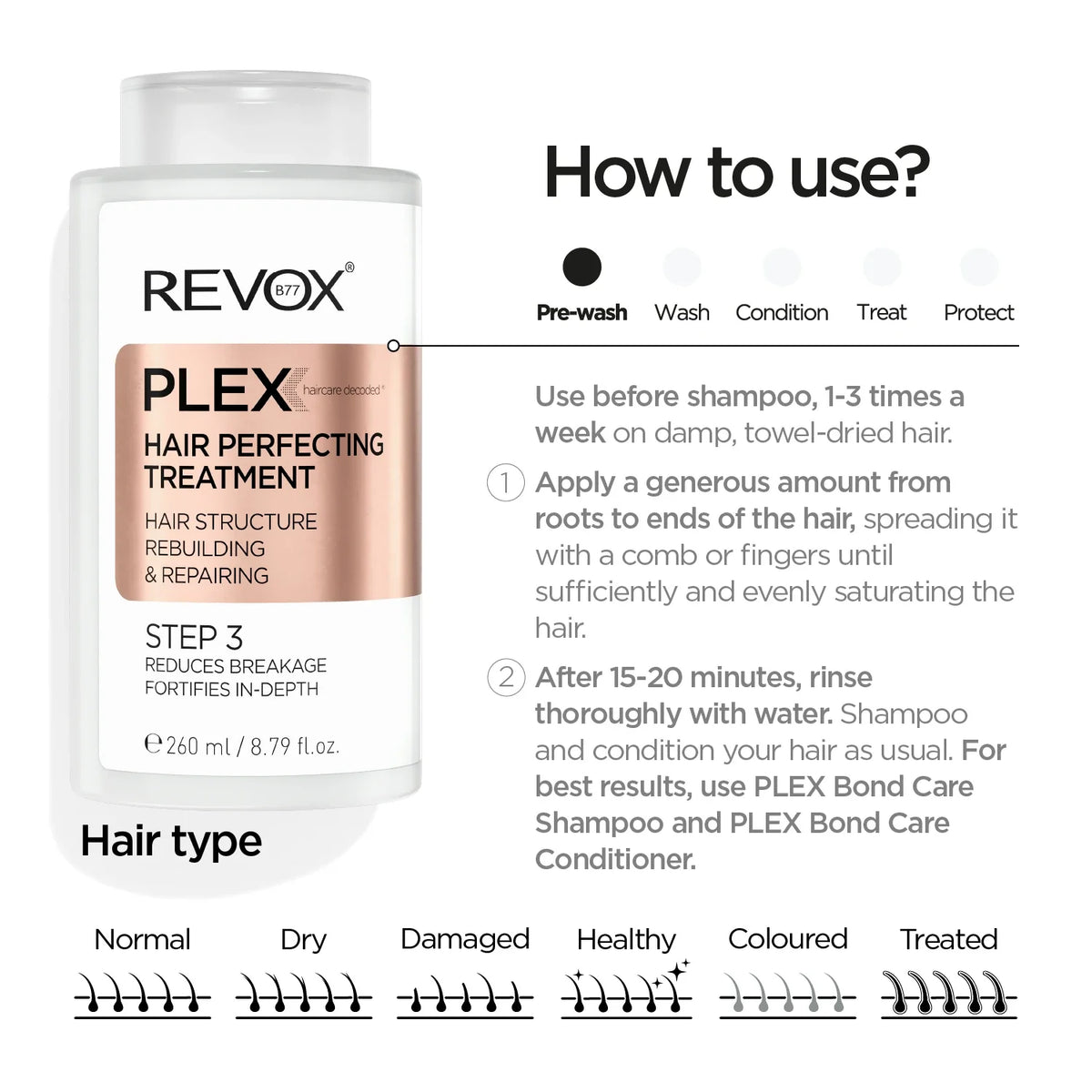Revox B77 Plex Hair Perfecting Treatment Step 3 260Ml