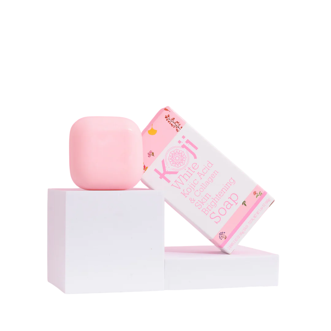 Koji White Kojic Acid & Collagen Skin Brightening Soap *2 80g