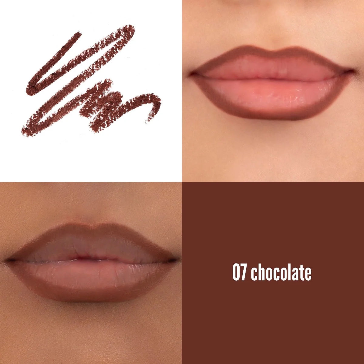 Janelle Lip Liner 07 Chocolate 1.5g