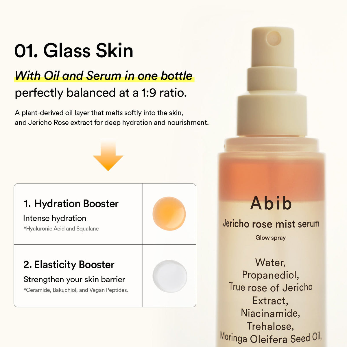 Abib Jericho Rose Mist Serum Glow Spray 100Ml