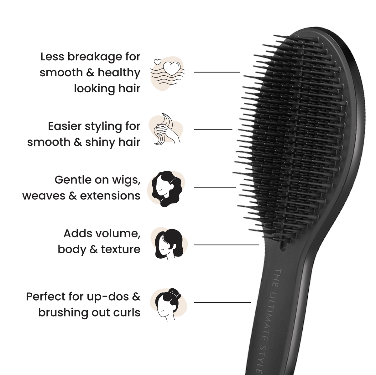 Tangle Teezer The Ultimate Styler - Jet Black