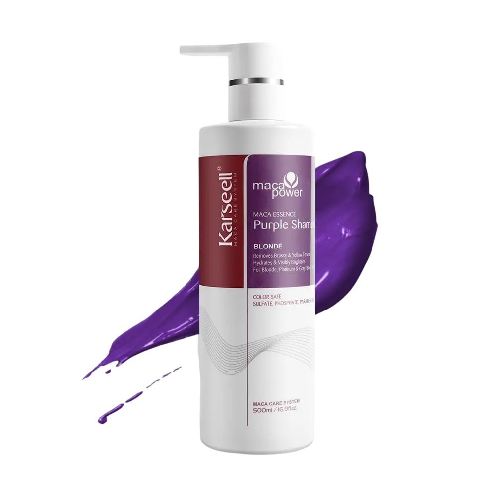 Karseell Maca Essence Purple Shampoo Blonde 500Ml