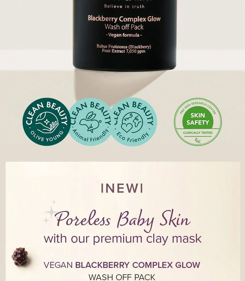 Mary & May Vegan Blackberry Complex Glow Wash Off Pack 125g