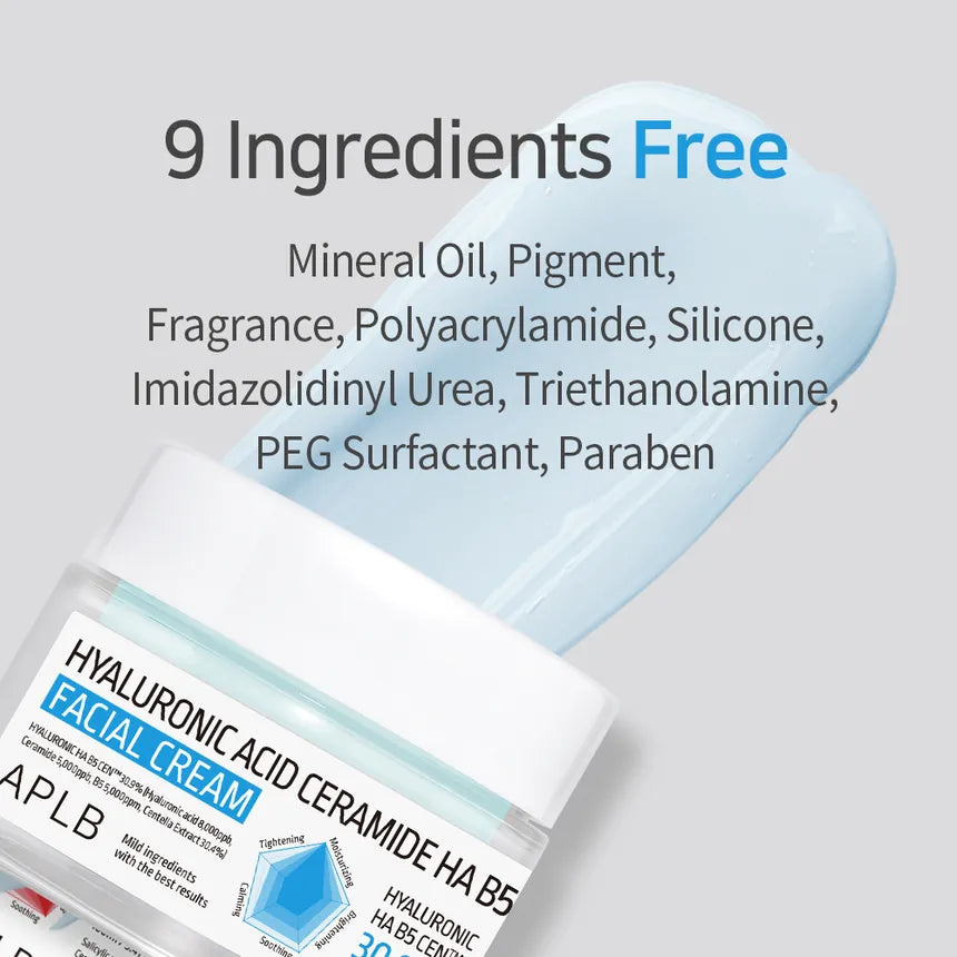 APLB Hyaluronic Acid Ceramide Ha B5 Facial Cream 55Ml