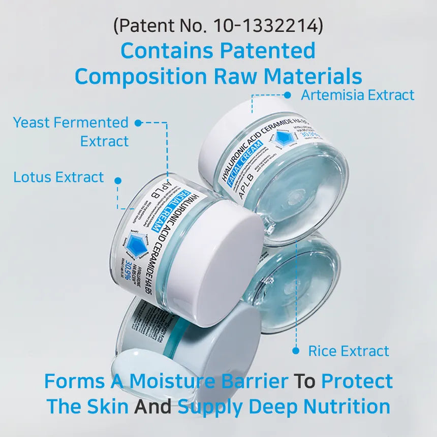 APLB Hyaluronic Acid Ceramide Ha B5 Facial Cream 55Ml