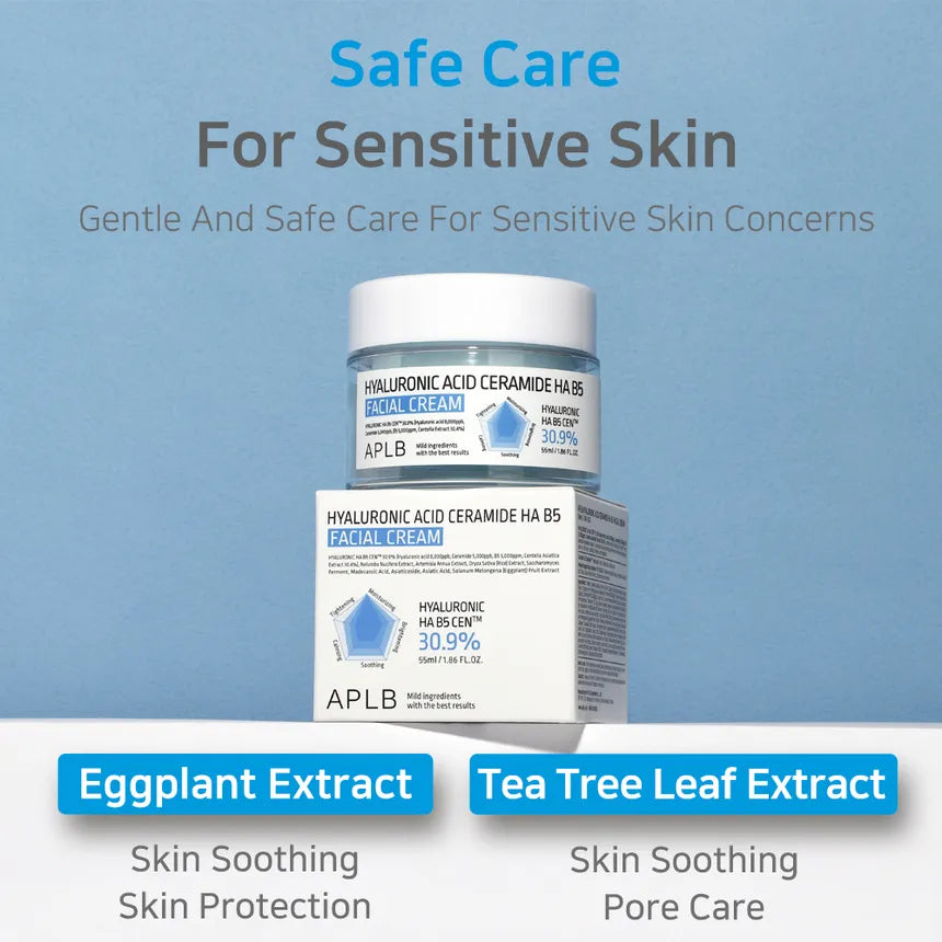 APLB Hyaluronic Acid Ceramide Ha B5 Facial Cream 55Ml