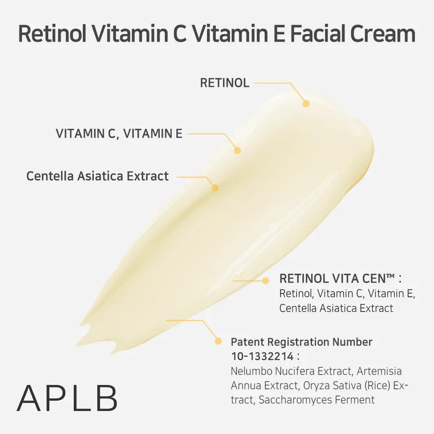 APLB Retinol Vitamin C Vitamin E Facial Cream 55Ml