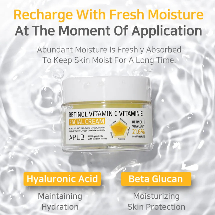 APLB Retinol Vitamin C Vitamin E Facial Cream 55Ml