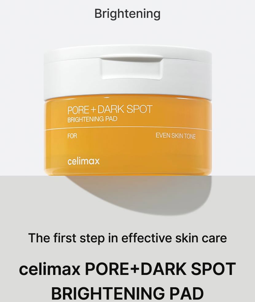 Celimax Pore + Dark Spot Brightening Pad 100 مل - 40 قطعة