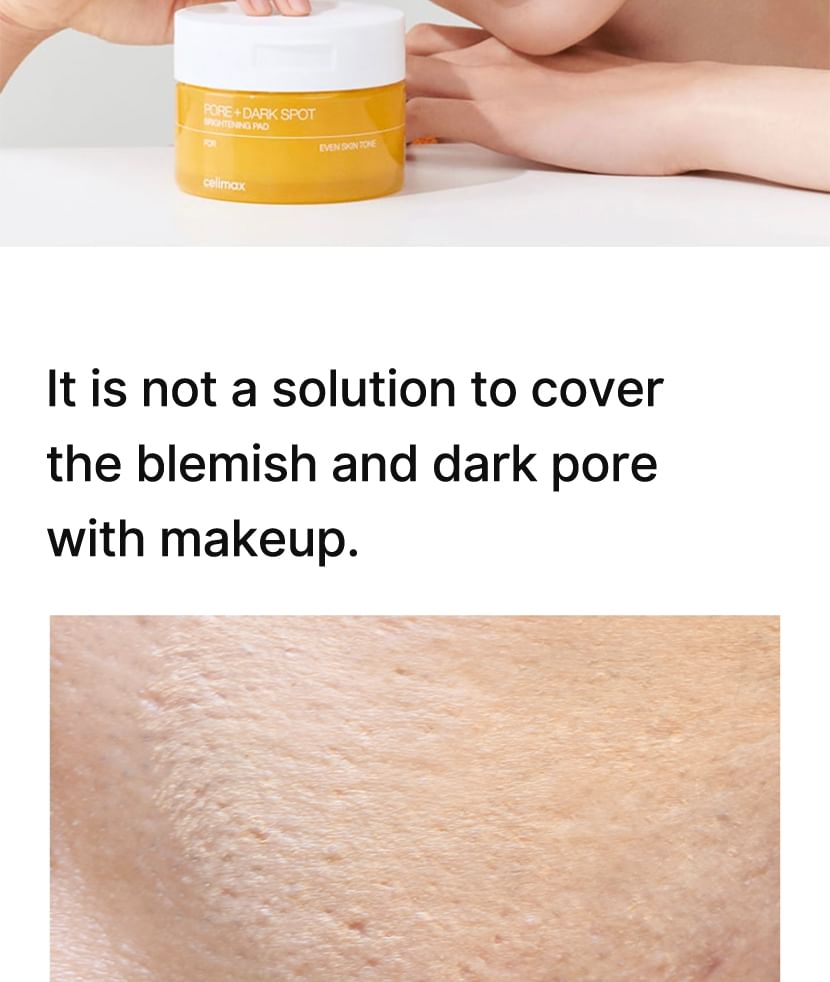 Celimax Pore + Dark Spot Brightening Pad 100 مل - 40 قطعة