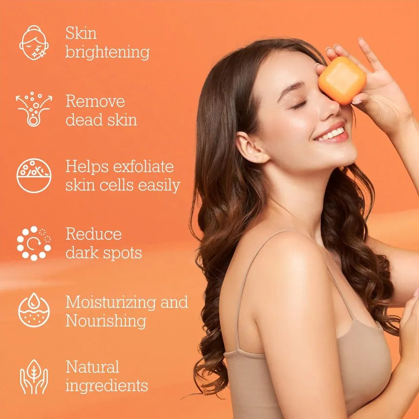 Koji White Kojic Acid & Papaya Skin Brightening Soap *2Bars 80g