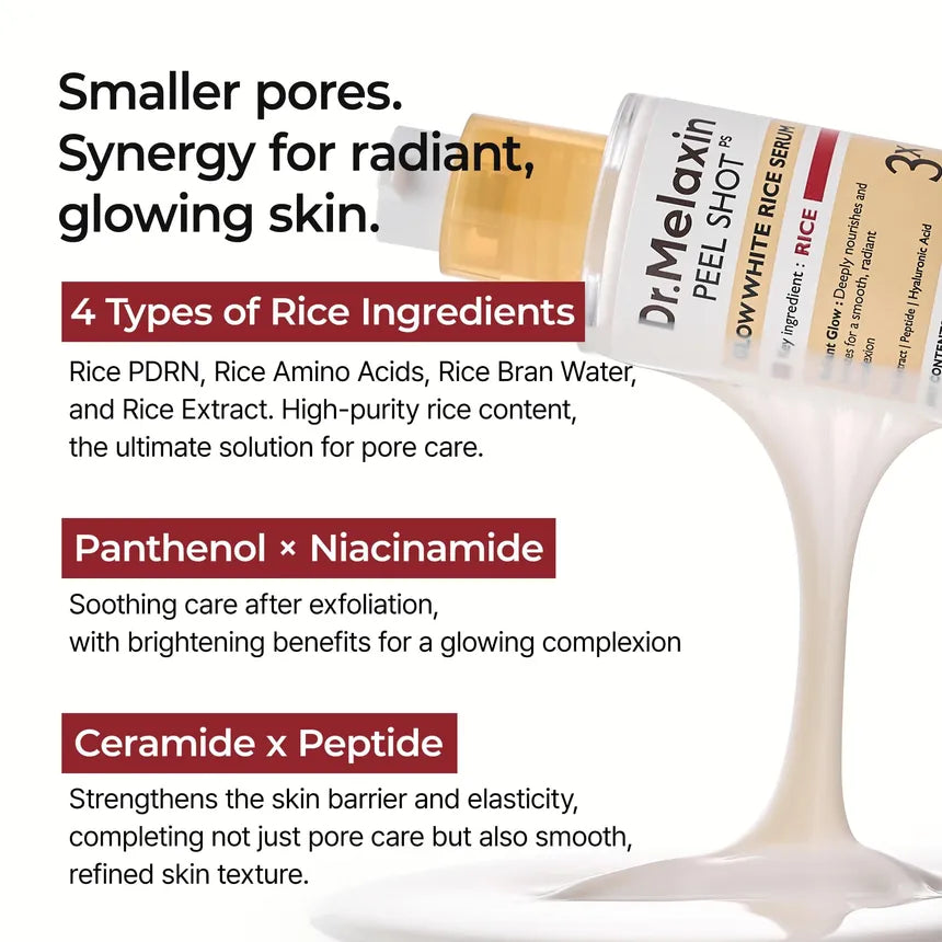 Dr. Melaxin Peel Shot Glow White Rice Serum 30Ml
