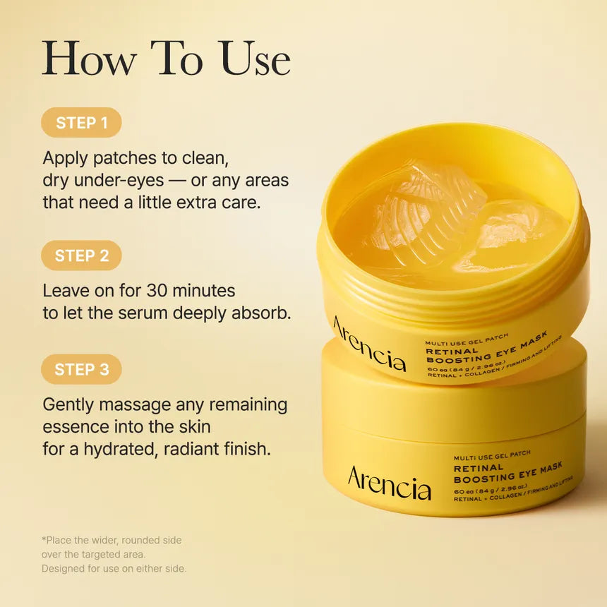 Arencia Retinol Boosting Eye Mask 60ea- 84g