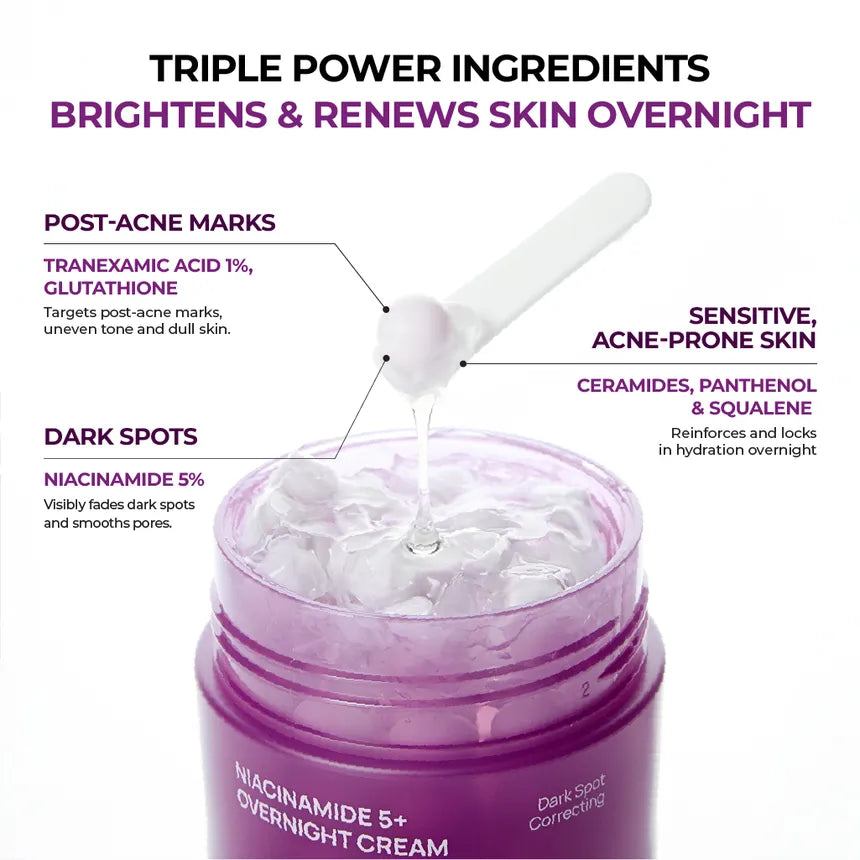 Jumiso Niacinamide 5+ Overnight Cream 50Ml