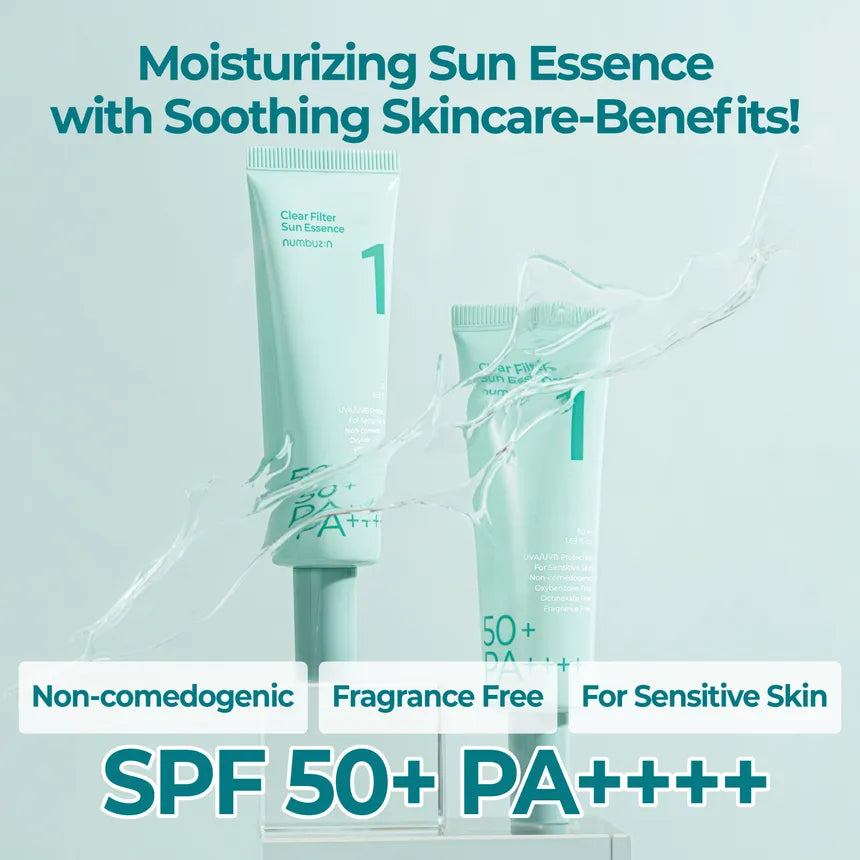 Numbuzin No.1 Clear Filter Sun Essence SPF50+ PA++++ 50Ml