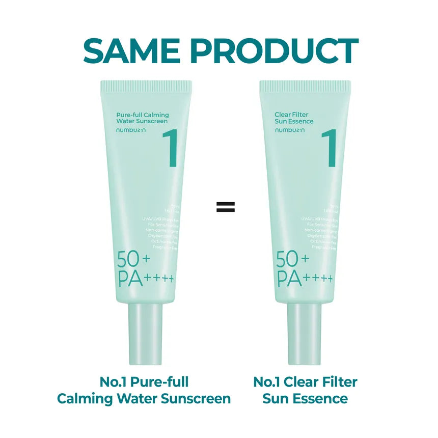 Numbuzin No.1 Clear Filter Sun Essence SPF50+ PA++++ 50Ml