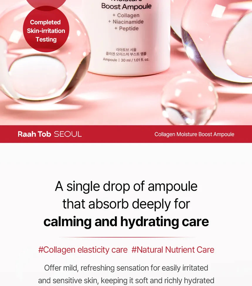 Mixsoon Raah Tob SEOUL Collagen Moisture Boost Ampoule 30Ml
