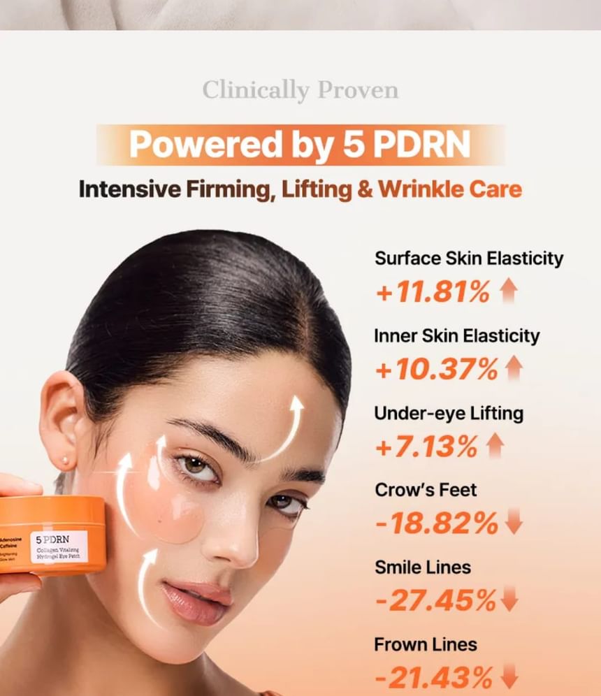 Cosrx 5 PDRN Collagen Vitalizing Hydrogel Eye Patch 60ea 85g